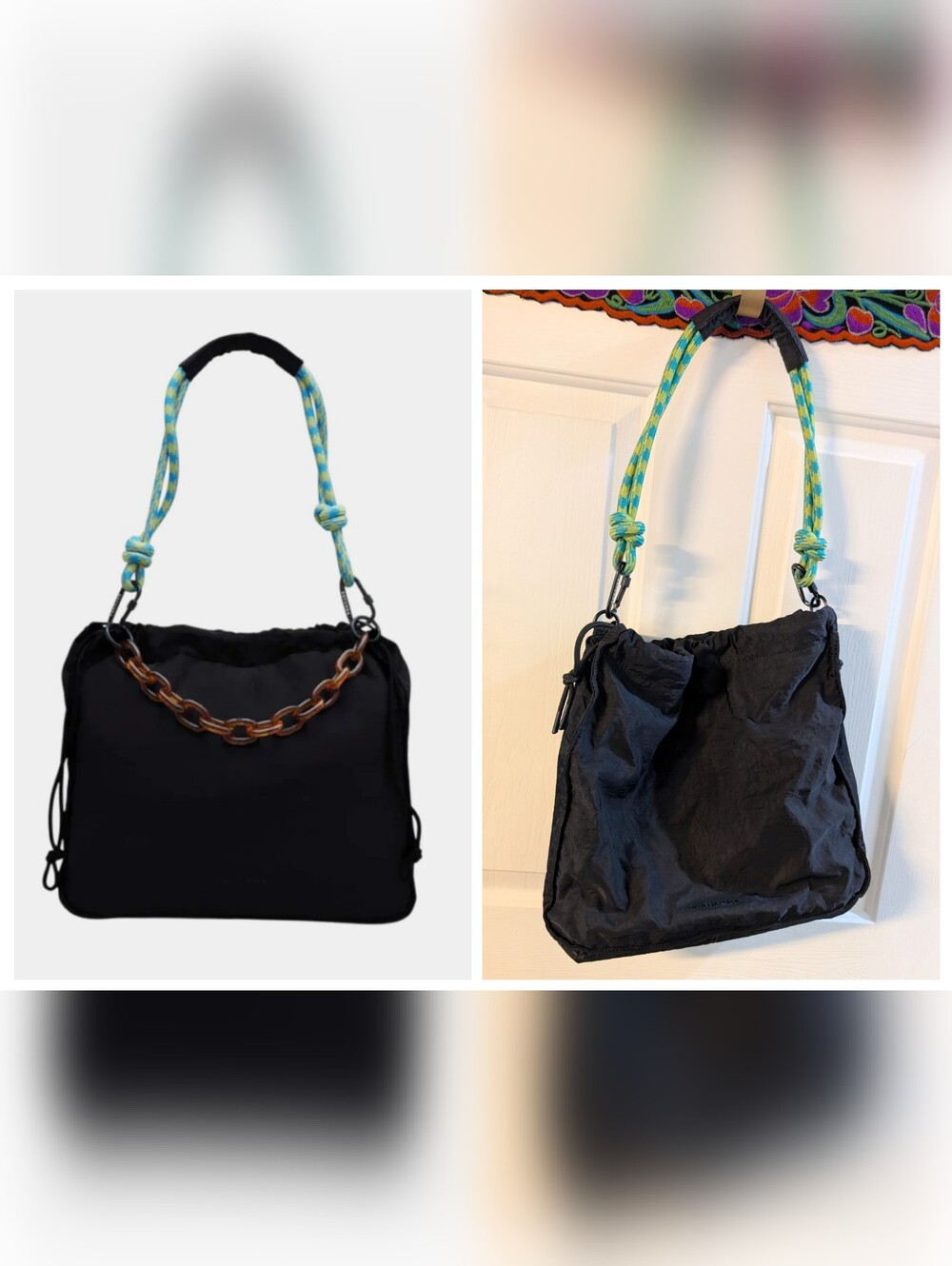 Sant Hobo Bag with Braided Strap